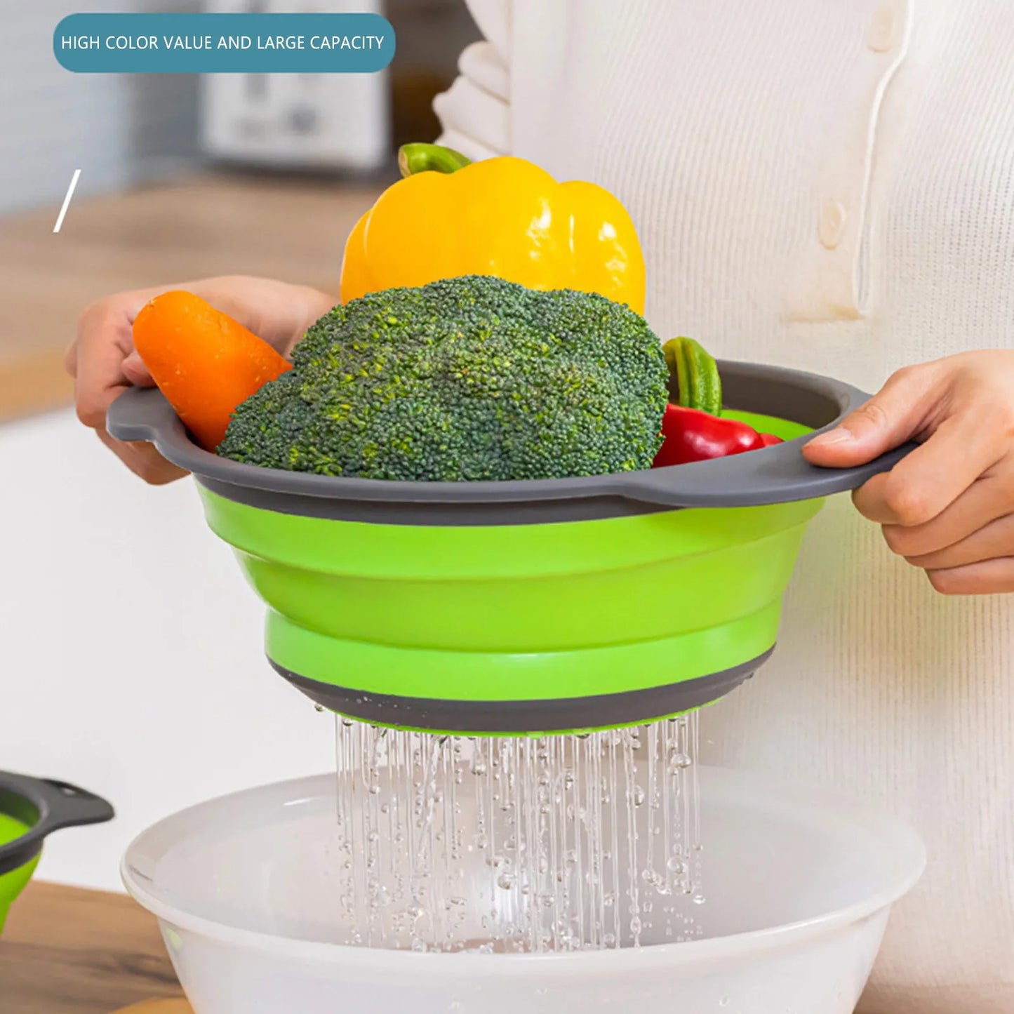 Folding Silicone Colander