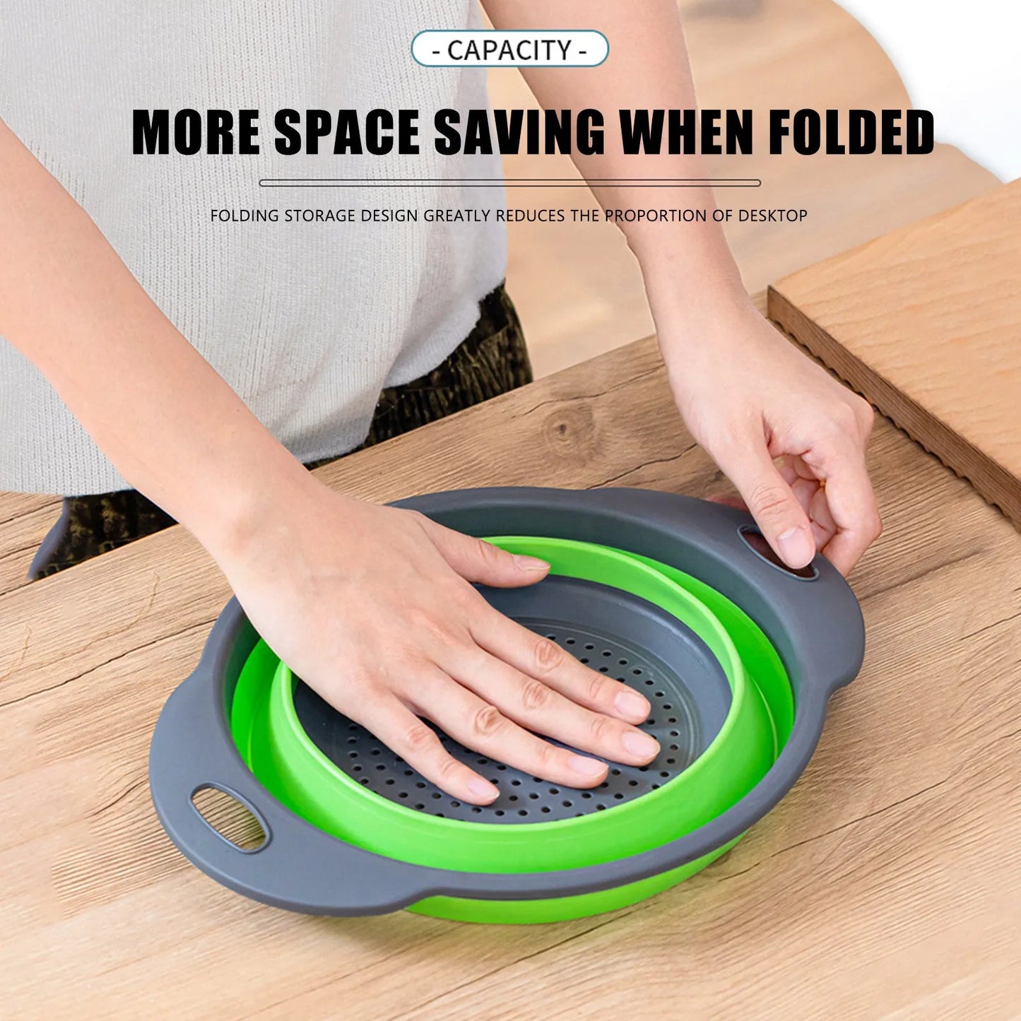 Folding Silicone Colander